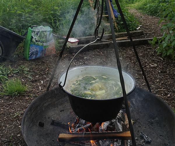 Brandnetelsoep maken